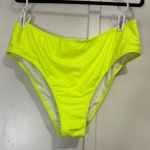 Neon Yellow Bikini Bottom
